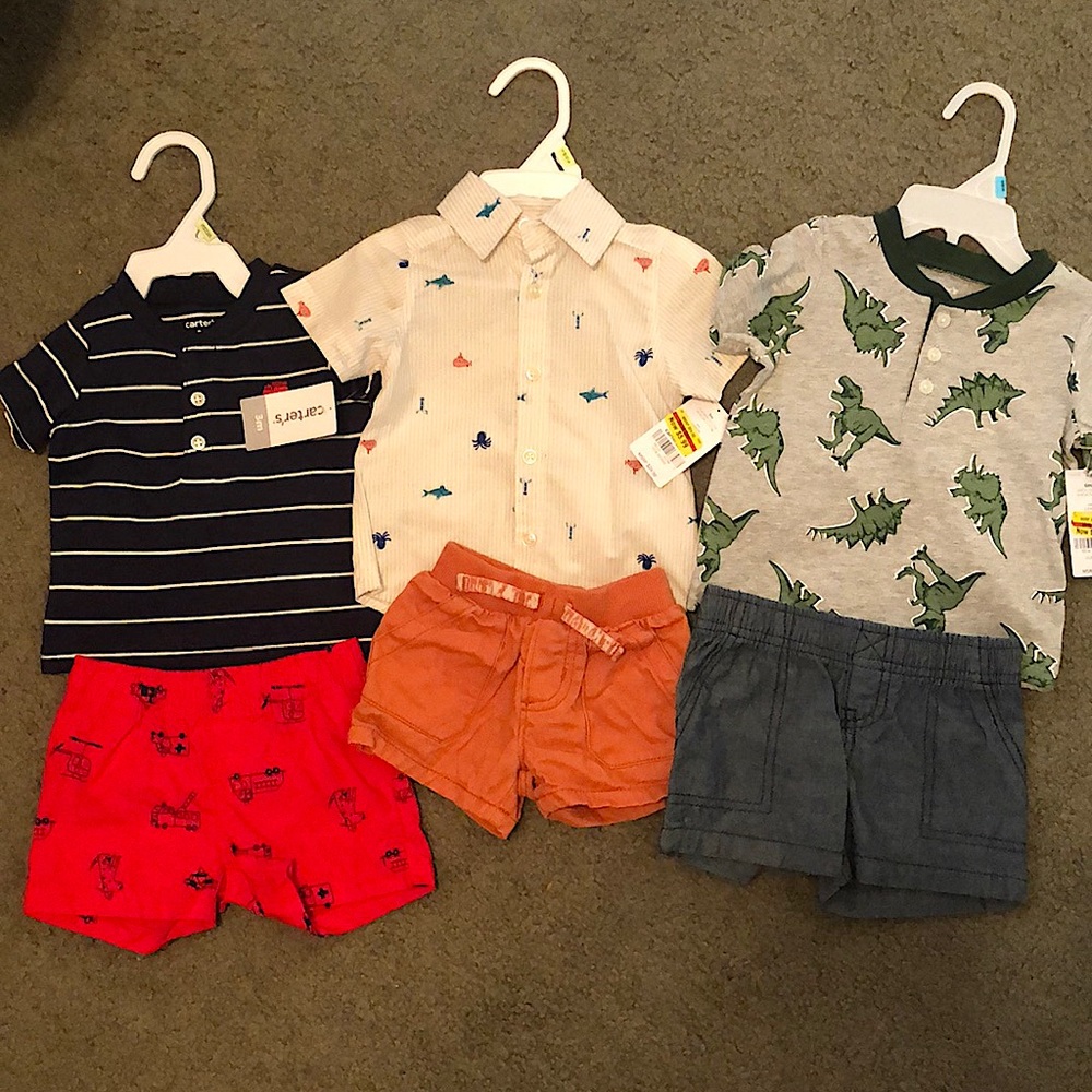 CLOSET CLEANOUT! 3 baby boys outfits (3-6 mths)